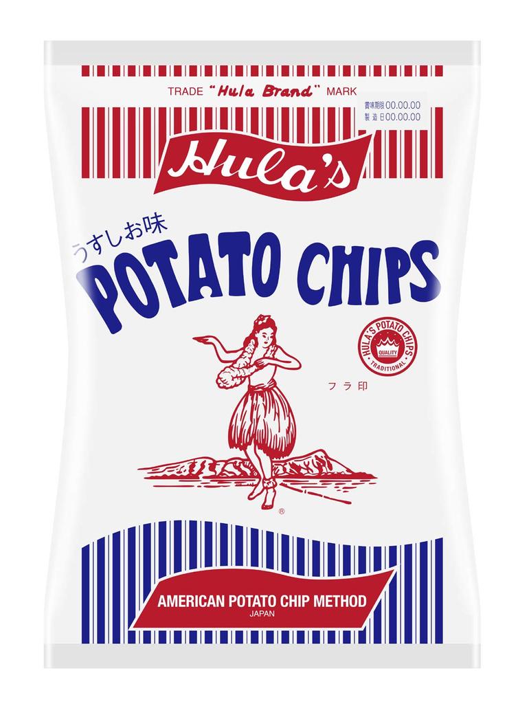 Fula American Potato Chips Light Shio Flavor 160g X 12 Bags