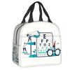 Таблица Снеллена Осмотр Глаз Изолированная Сумка для Обед Пикник на Открытом Воздухе Термо-Холодильник Бокс Женщины Дети Контейнер для Еды Сумки-Тоут