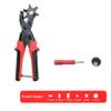 Durable Steel Belt Puncher Round Hole Revolving Hole Punch Pliers Flat Hole Oval Hole Eyelet Piercer Belt