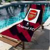 football team.C Print Beach Towel, Versatile Lightweight Absorbent Beach Towel for Pool Surf Yoga Bathroom, Perfect Birthday Holiday Gift