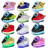 Runaway Shoes High-top Children's Luminous Shoes Double Wings Single Wings Pulley Shoes LED Luminous Board Shoes Wheel Shoes