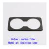 For Mazda 3 Mazda3 Axela M3     Car Cover Trim Stainless Steel Center Console Cup Holder Gear Box Armrest Frame