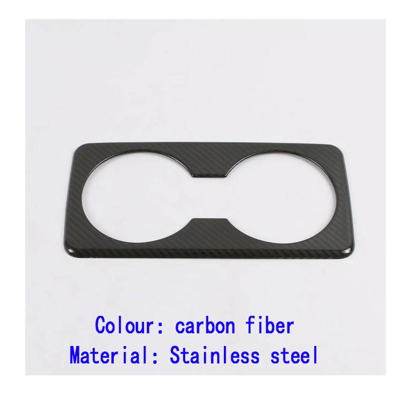For Mazda 3 Mazda3 Axela M3 Car Cover Trim Stainless Steel Center Console Cup Holder Gear Box Armrest Frame