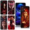 Силиконовый чехол для телефона Scarlet Witch Black для Xiaomi Redmi Note 9 10 11 11S 11T 12 13 Pro 5G Plus 9S 10S 12S