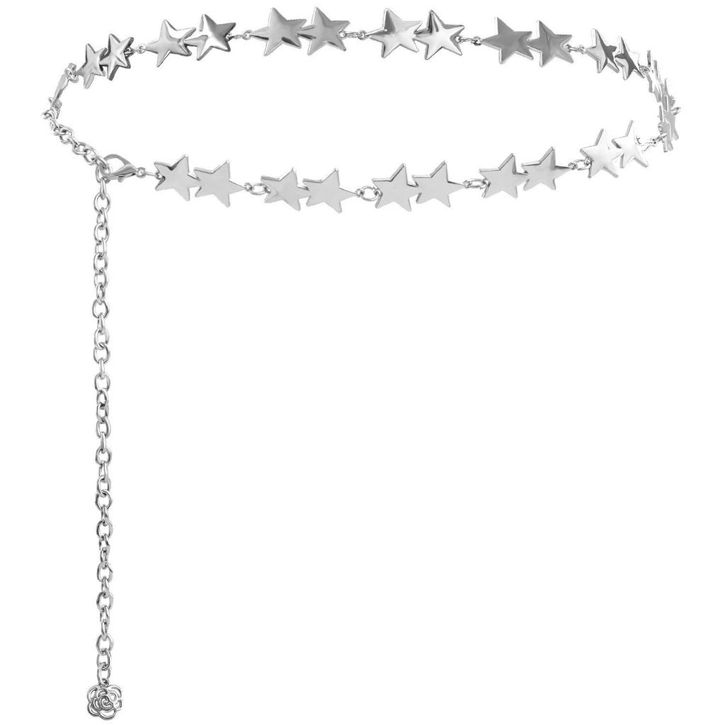 Sunflower Metal Waist Chain for Women - Adjustable European & American Style Waist Belt Ornament