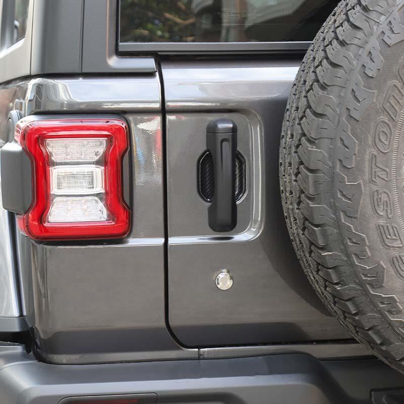 ABS ручка автомобиля наклейка в виде ракушки внешняя дверь чаша декоративная крышка для Jeep Wrangler JL 2018 Up 4-дверная версия Внешние аксессуары