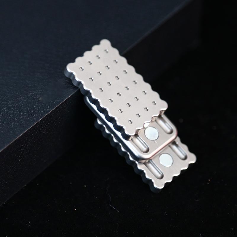 Fidget Slider Магнитный толкающий слайдер Fidget Slider EDC металлические игрушки для снятия стресса Fidget Toys Подарки для детей и взрослых