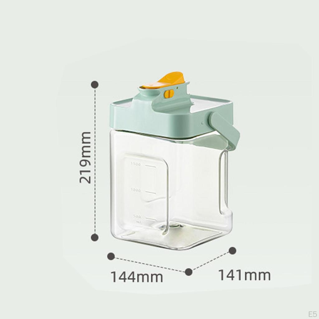 Cold Water Carafe Beverage Pitcher Large 2.3L Sangria Clear Drink Dispenser Jug for Parties