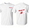 2026 Men Vintage Engine Piston Graphic T Shirt Front Back Print Mechanic Crewneck Tee