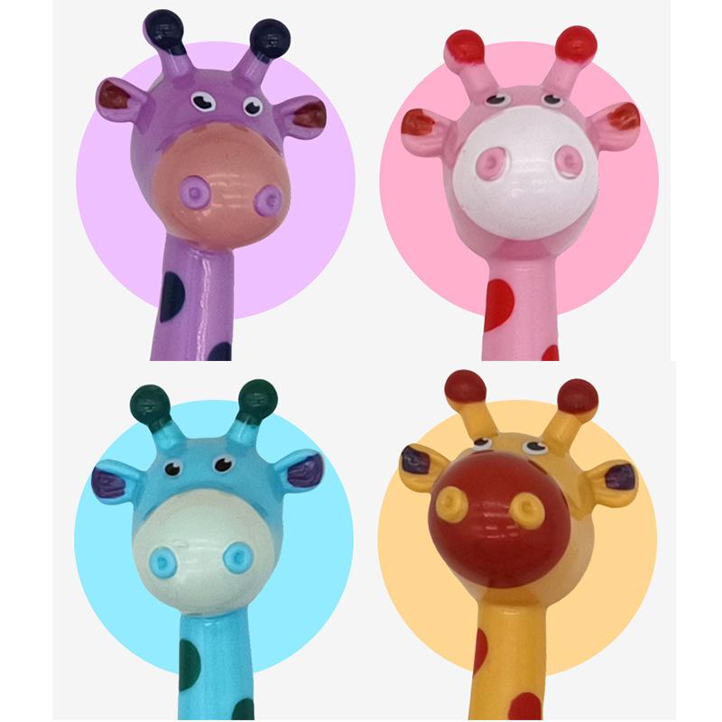Светящаяся Растягивающаяся Трубка Присоска Робот Разнообразие Жираф Телескопическая Трубка Игрушка Мультяшный