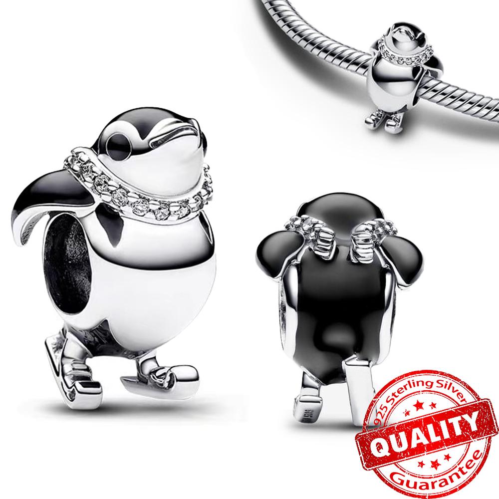 Медные носки-мышки и бусины-снежинки и подвеска-олень Подходит для браслета Хэллоуин Рождественский кулон Подарки