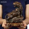 Фэн-шуй, китайский зодиак, фигурка тигра, украшения для дома, изделия из смолы, офисный декор для рабочего стола, украшение для гостиной. Удача для вас