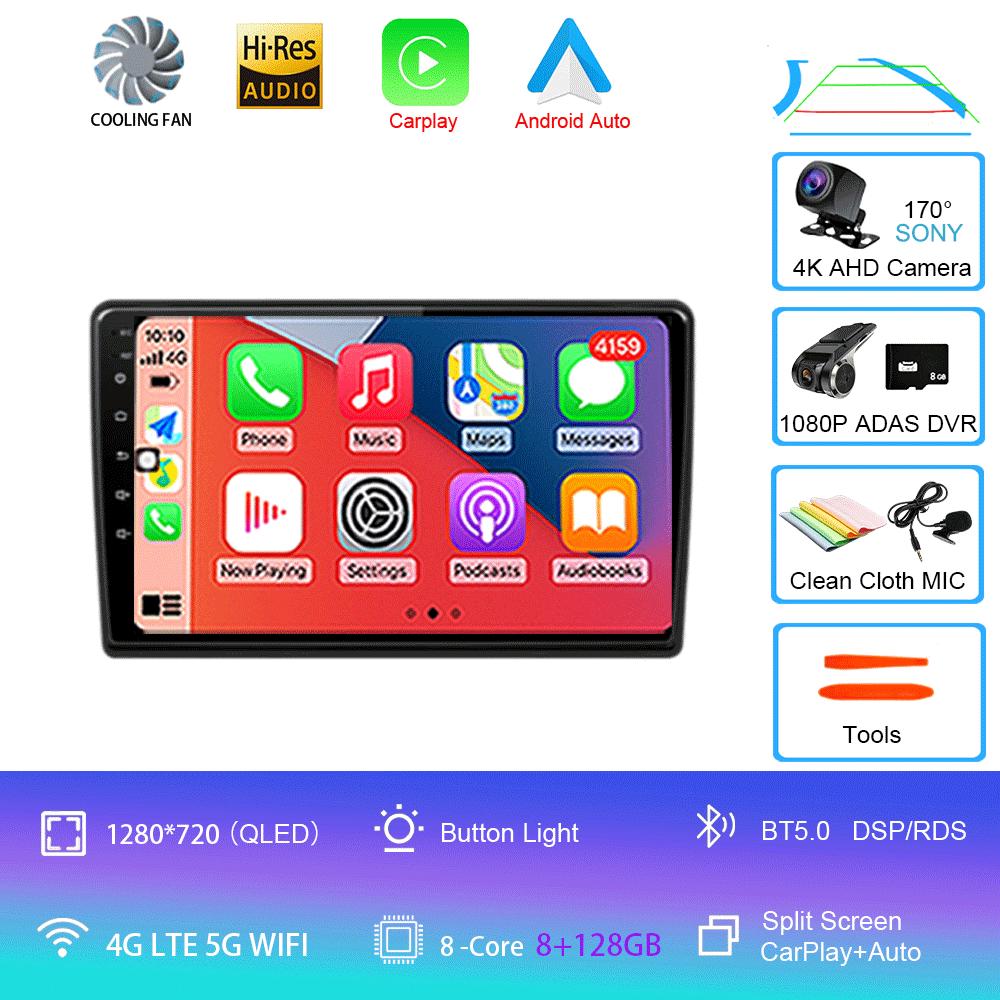 Для Citroen C3 XR 2019 2020 2021 2022 Android 14 Carplay Автомагнитола Навигация Мультимедиа Плеер Стерео WiFi+4G видео BT DVD 2DIN