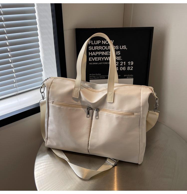 2024 Новая большая вместительная трендовая сумка-тоут, модная универсальная сумка-мессенджер для женщин, студенток, дорожная сумка через плечо