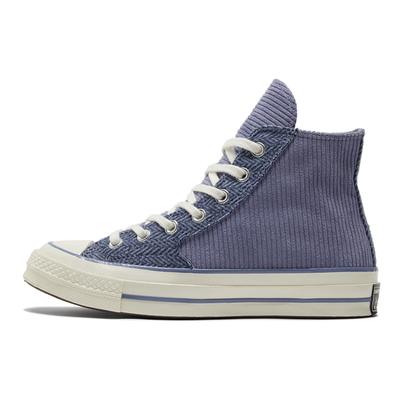1970-е Chuck Taylor All Star Hi Модные Универсальные Вельветовые Прострочки Высокие Канвасовые Унисекс Фиолетовые