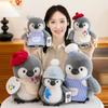 Painter Chef Penguin Doll Plush Toy Fishing Penguin Doll Birthday Christmas Gift Girl