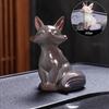 Tea Pet Color Changing Fox Resin Handcrafted Lucky Feng Shui Decoration with Hot Water Good Luck Symbol Teatable Teahouse Ornament