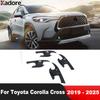 Для Toyota Corolla Cross 2024 2025 Углеродное волокно Накладки на ручки дверей автомобиля Накладка на углубление ручки Дверная ручка Накладка Аксессуары