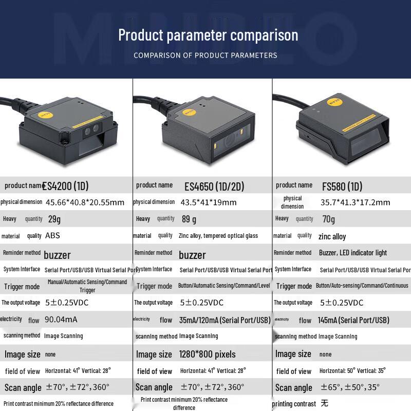 MINDEO ES4200-EIO Barcode Scanner Module