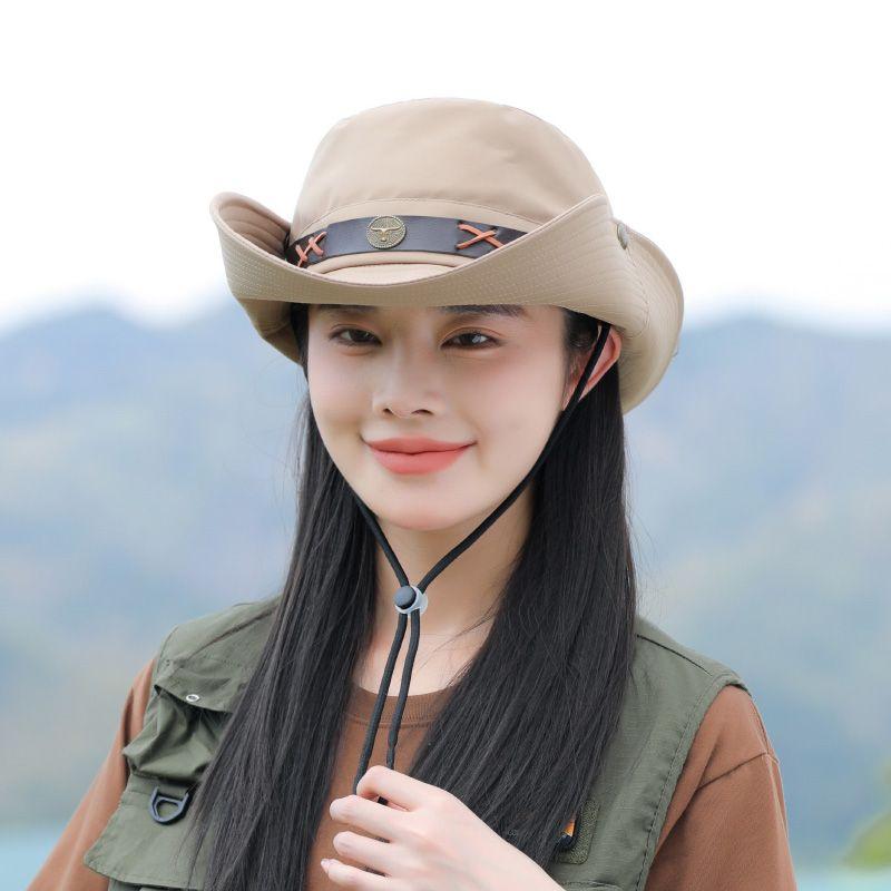 Альпинистская шляпа женская летняя солнцезащитная шляпа для рыбалки с защитой от ультрафиолета ретро солнцезащитная джинсовая шляпа