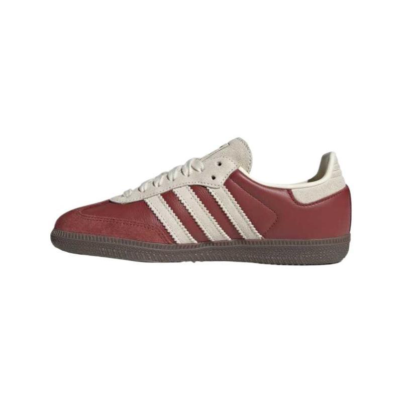 Adidas Originals SAMBA OG Abrasion Resistant Low Top Kids' Skateboarding Shoes Red White Kids' Sneakers JH7863