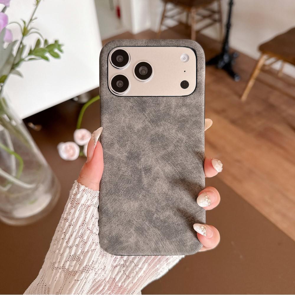 Ретро Чехол из овчины Для Для Iphone 17 Air 16 1 14 13 12 11 Pro Max Plus Бизнес Матовый Противоударный Безрамочный Охлаждающий Чехол