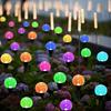 Solar Outdoor Bubbles Lawn Lamp String with 8 Modes 10/20 Bubble Ball Ground Lights Waterproof Leds for Garden Yard Party Pat