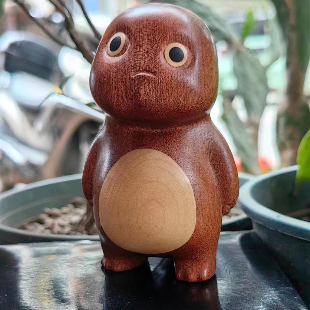 Украшение стола в виде деревянной рыбы-кита: Офисная игрушка из цельного дерева для снятия стресса и эмоциональной стабильности