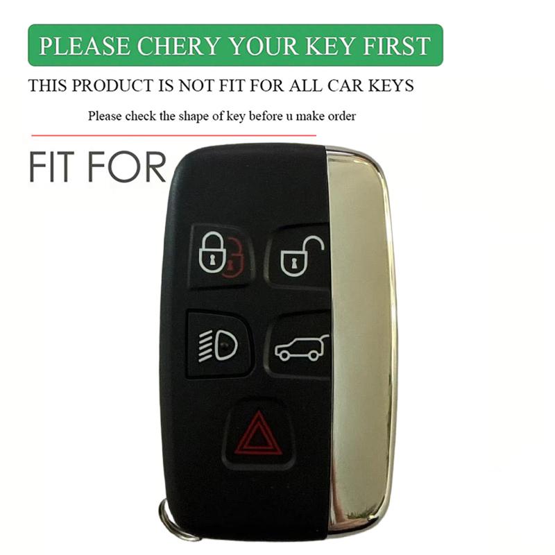 Новый силиконовый чехол-брелок для ключа автомобиля Land Rover Range Rover Sport Velar Evoque Freelander2 Discovery Jaguar Xf Xj Xjl Xe