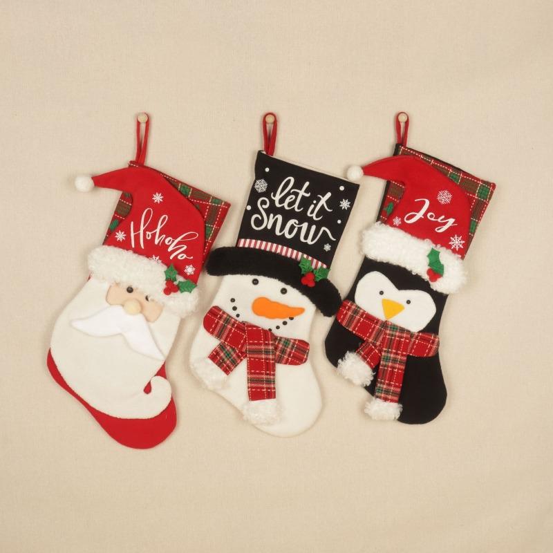 Christmas stockings christmas gifts gift bags stockings christmas decoration christmas tree pendant candy bag pendant gift box