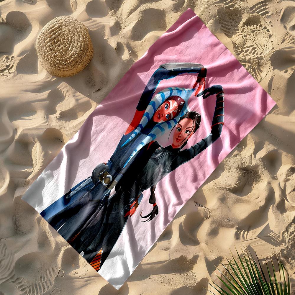 Star Wars Beach Towel High Absorbency Quick-Dry Comfortable Lightweight Suitable for Sports, Travel, Swimming, Yoga, Bathroom, Beach, And Pool