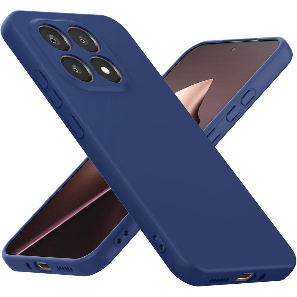 Мягкий жидкий силиконовый чехол для телефона для Xiaomi 15T / 15T Pro Противоударный чехол