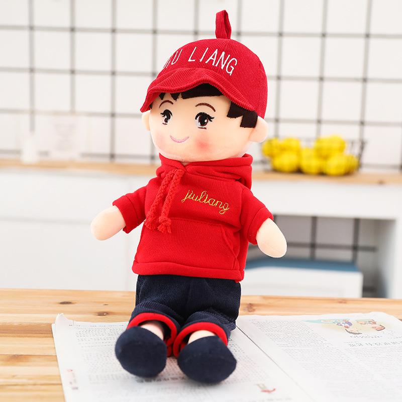 Cute Couple Doll Little Boy Loli Soothing Doll Plush Toy Children Girl Birthday Gift Humanoid Play