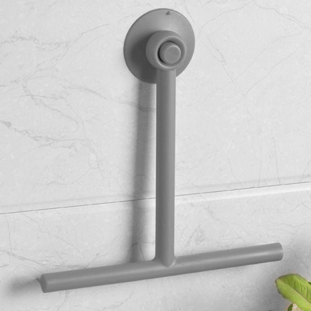 Многоцелевой скребок для душа для стеклянных дверей душевых дверей ванной комнаты и окон автомобиля с присоской для чистки инструментов