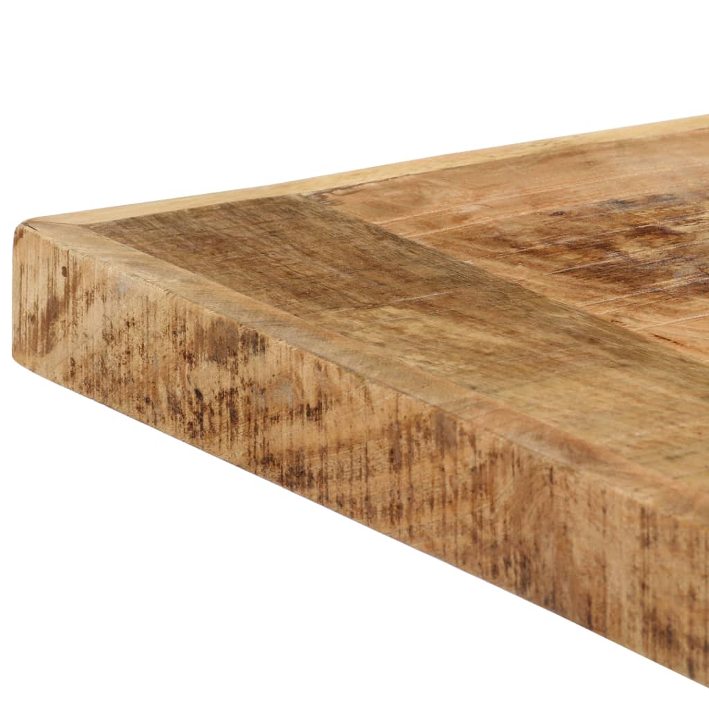 vidaXL Esstisch 140x70x75 cm Raues Mangoholz