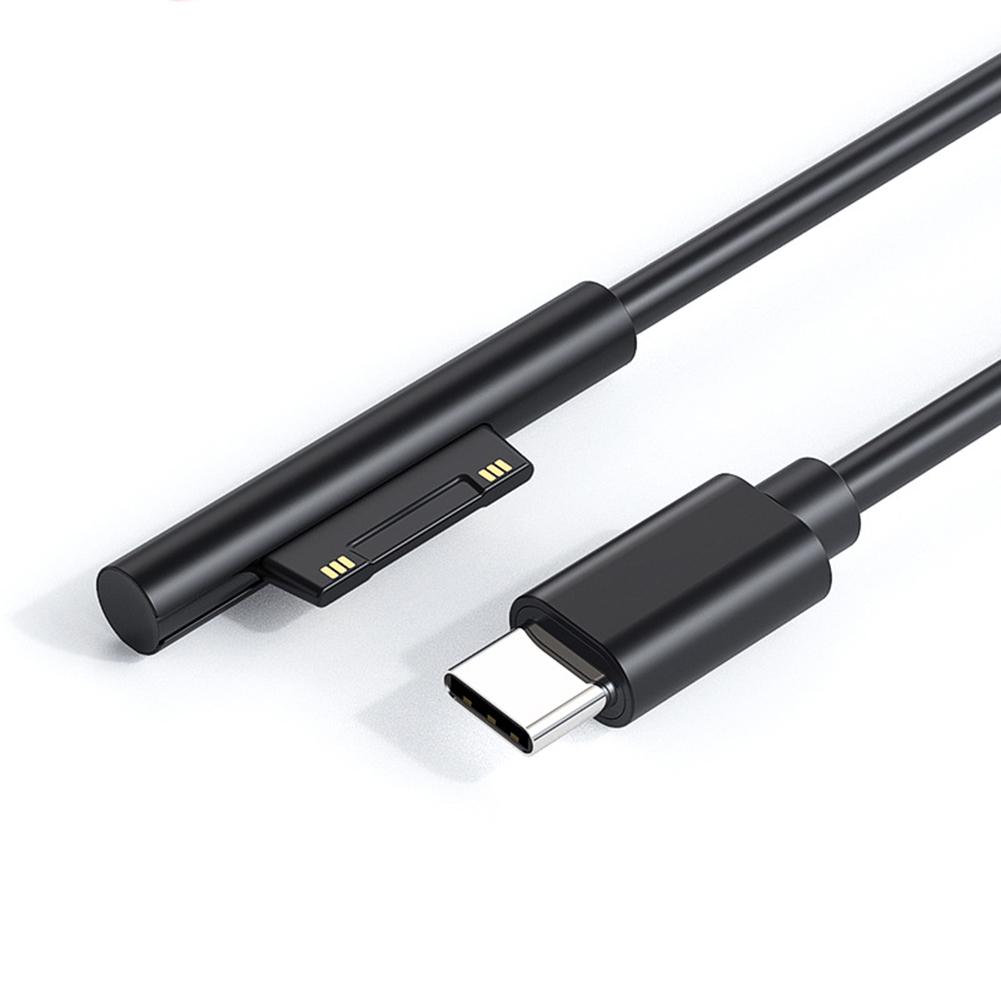 Кабель-адаптер USB Type C для быстрой зарядки PD для Microsoft Surface Pro