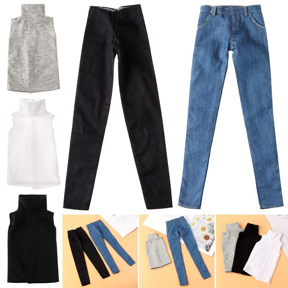 Fashion 60cm Casual Wears Clothes Shirts Accessories Male Doll Jeans Doll T-shirt Dolls Trousers