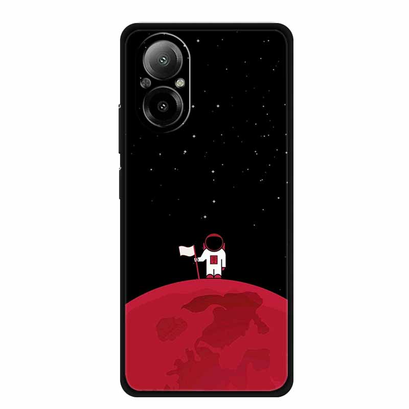 Для Realme C67 4G Чехол Роскошный Мягкий Силикон ТПУ Чехлы для Телефона Задняя Крышка Для RealmeC67 C 67 4G RMX3890 Ударопрочный Любовь Милый funda