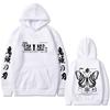 Аниме Клинок, рассекающий демонов Аказа Принт Глаза бабочки Толстовка Мужская Женская Одежда Мода Оверсайз Мужской Винтажный Худи Спортивный костюм