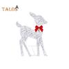 1 шт./3 шт. Металлические украшения в виде оленей, наружные статуи оленей со светодиодной подсветкой, легкая сборка, светящиеся украшения в виде оленей для газона, сада, двора