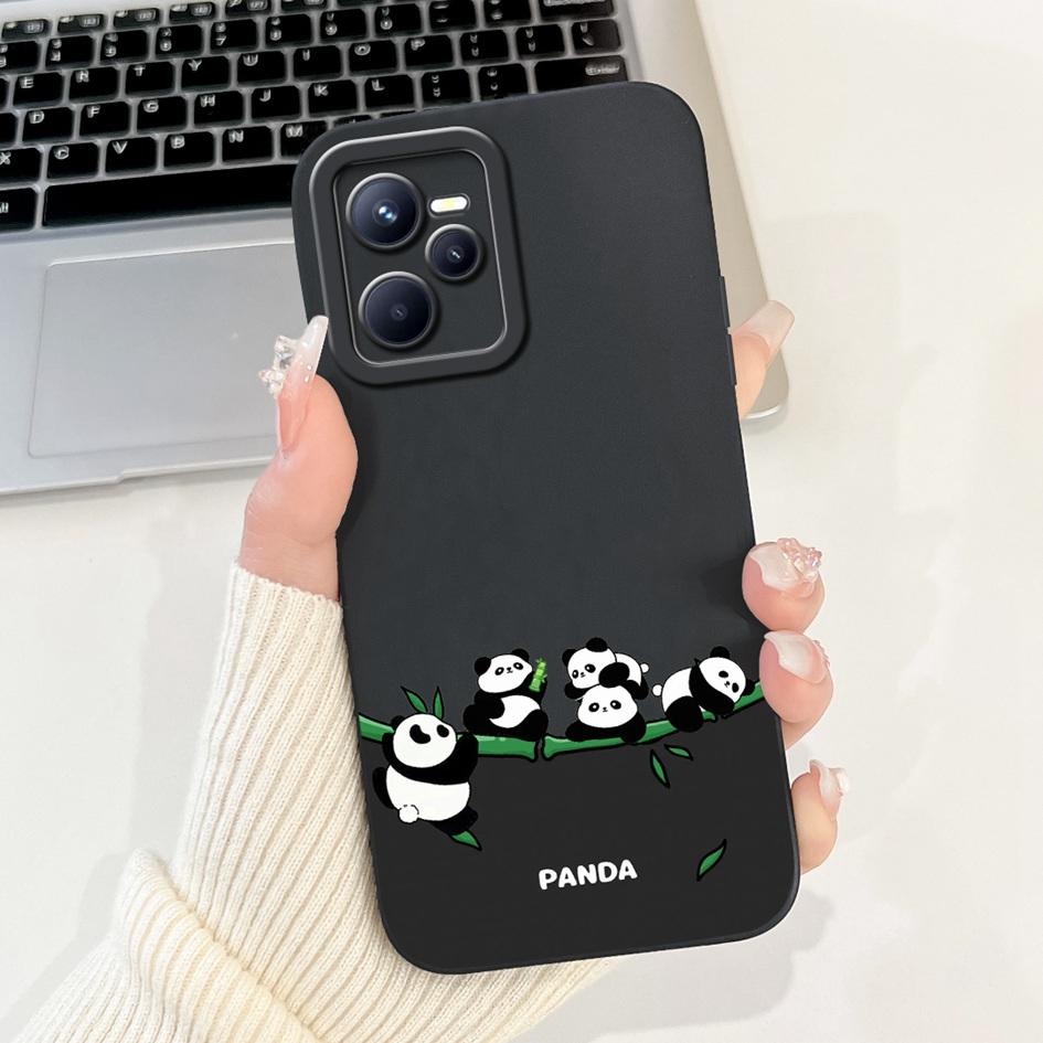 Чехол для Realme C35 Чехол для телефона Realme Narzo 50A Prime Милый мультяшный Защита камеры Мягкий Funda Для Realme Narzo 50A C 35 Coque