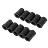 10PCS 12mm Auto Intake Vacuum Hose Cover Silicone Hose Blanking Caps Tubing End Insert Stoppers Black