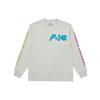 Palace Футболка унисекс с длинными рукавами и рисунком Little Devil Tri-Ferg X M-Zone, серая P20LS025