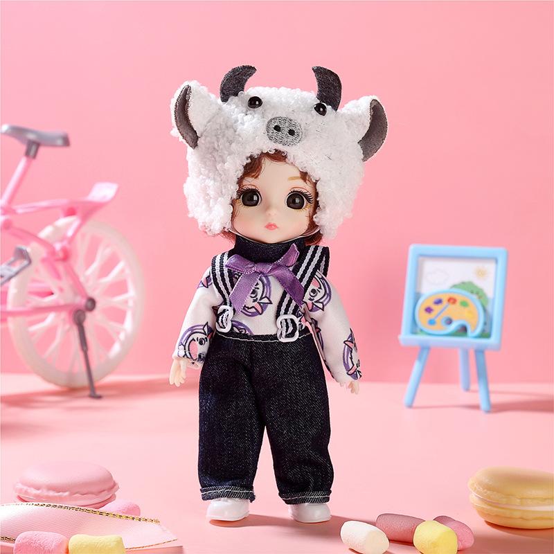 17 см музыкальная кукла-наряд принцесса подарочная коробка костюм маленькая девочка игрушка праздничный подарок Bjd кукла оптовая продажа