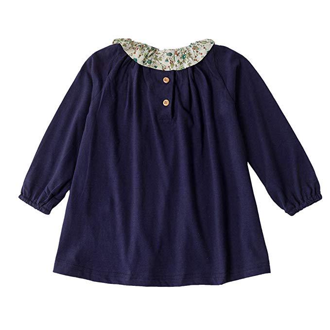 Детское хлопковое платье YUBAOBEI