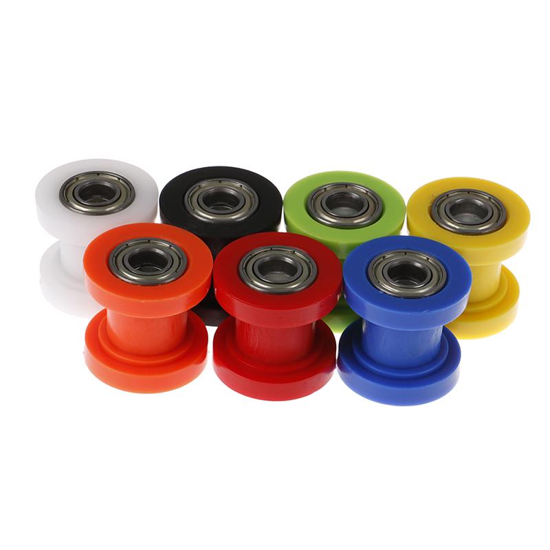 10mm Chain Roller Slider Tensioner Adjuster Pulley Wheel Guide Pit Dirt Bike
