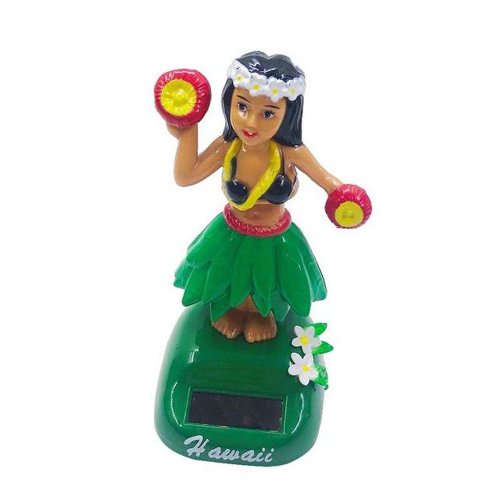 Toy Swinging Bobble Shaking Head Doll Dancing Hula Girl Solar Swinging Doll Swinging Hawaiian Girl