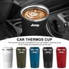 1Pcs Car Vacuum Flasks Coffee Cup Travel Portable Insulated Bottles For Grand Cherokee WK WK2 KJ KK KL Commander XK Renegade