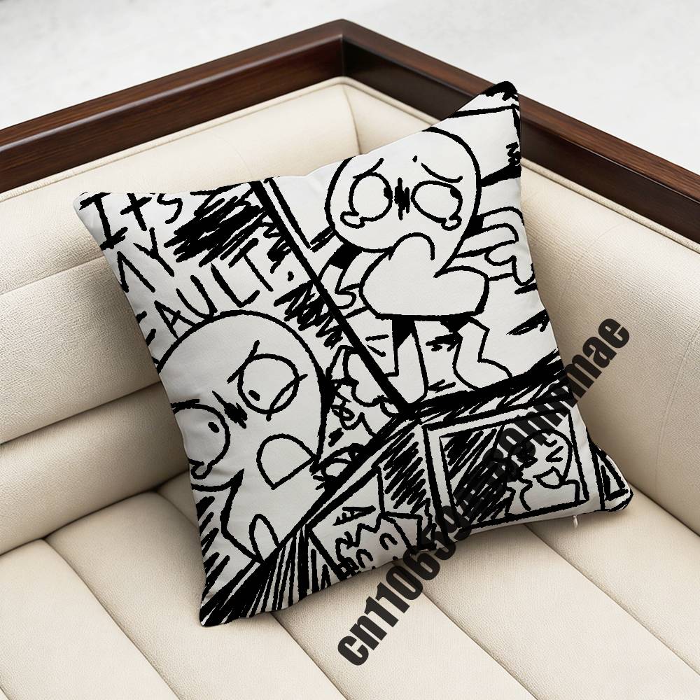 Throw Pillow Case Sham For BFDI Battle for Dream Island Game xcm xcm Square Car Pillowcase Sham Pad Cover
