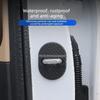 4PCS Car Door Lock Protective Cover Self-adhesive Carbon Fiber Pattern Car Door Lock Anti Rust Sleeve Car Decorative Accessories